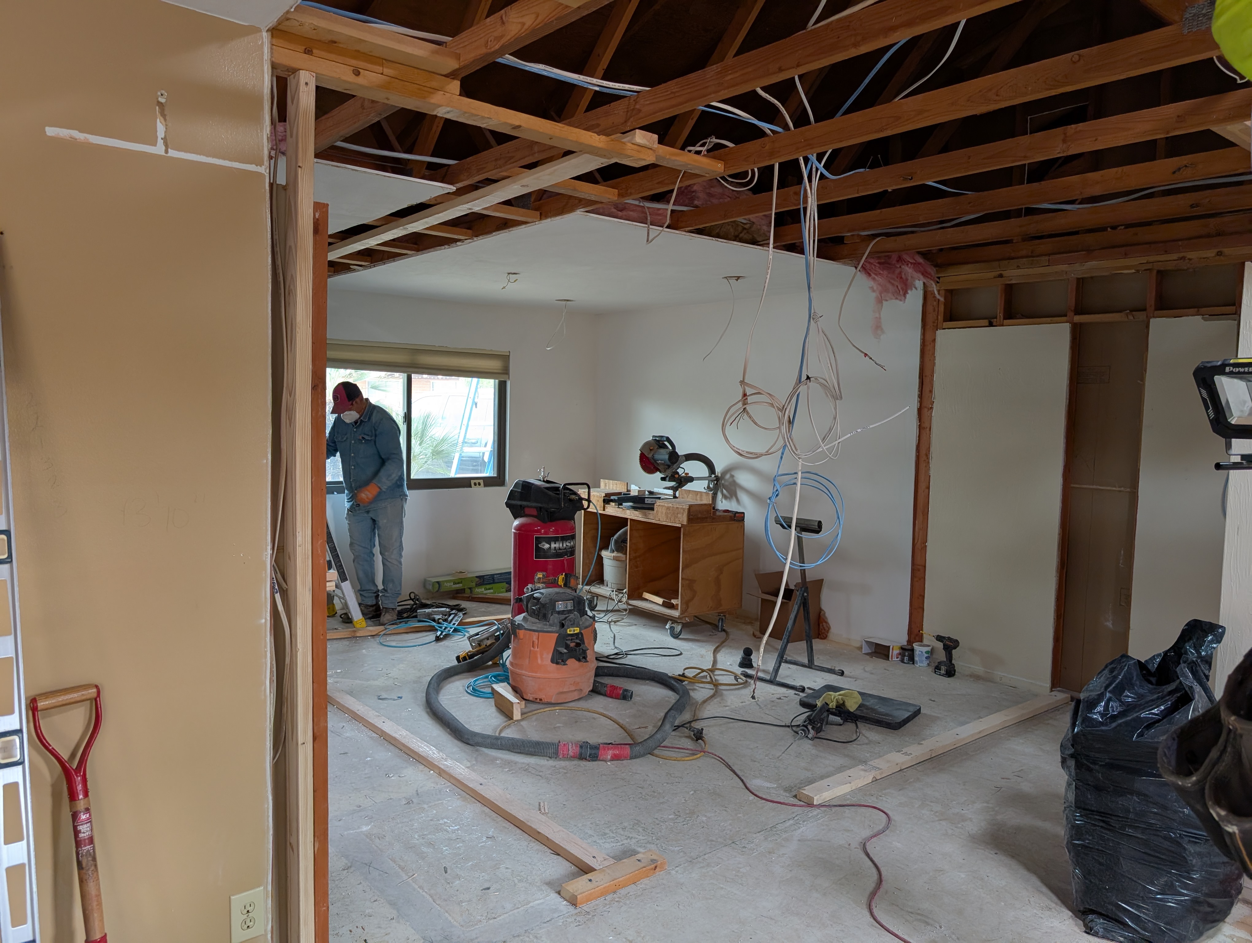 Office Partition Progress