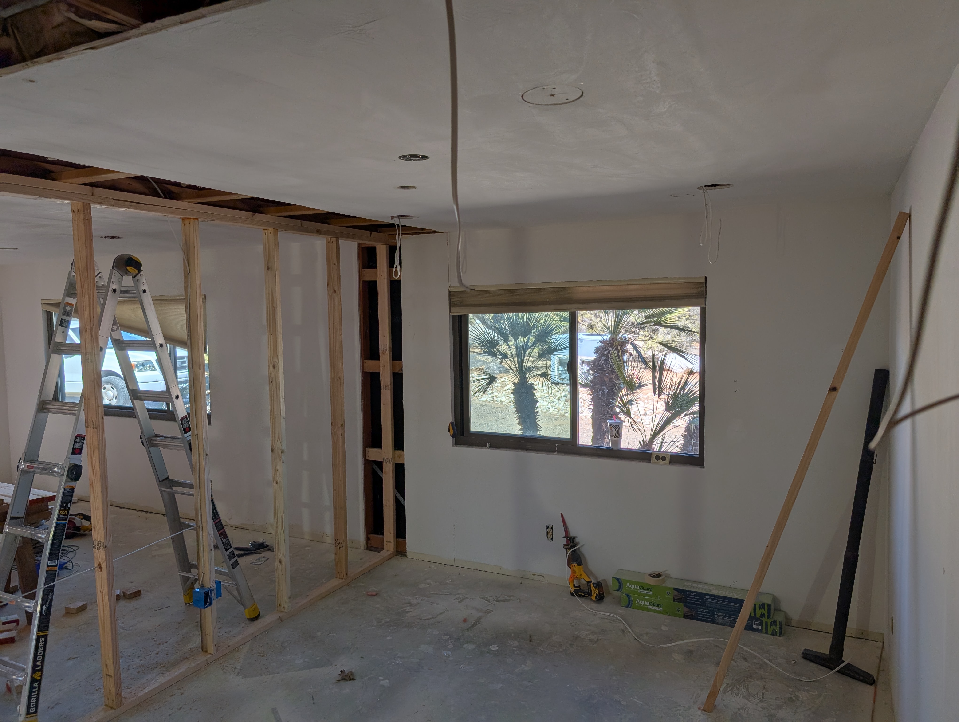 Office Partition Progress