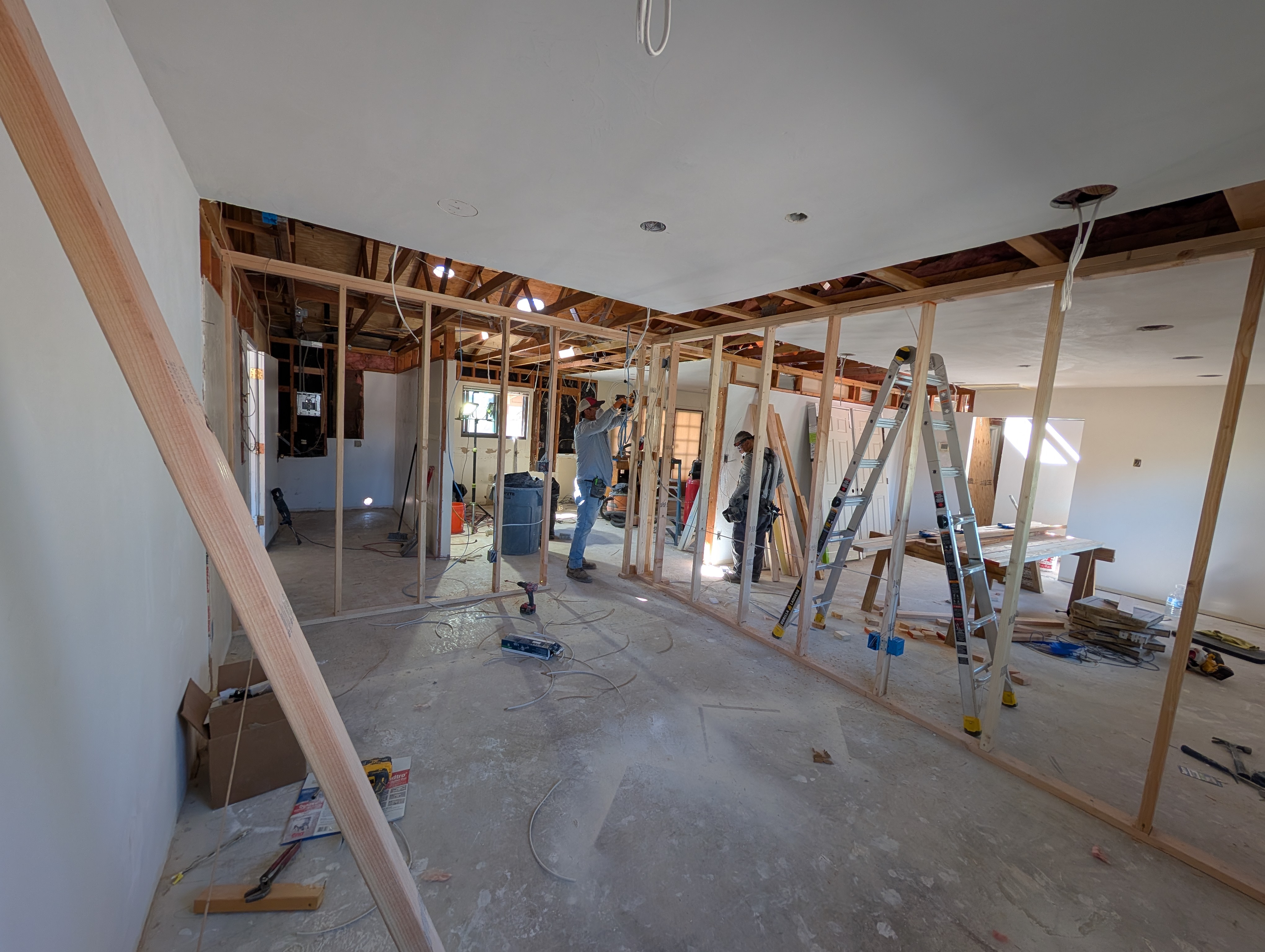 Office Partition Progress